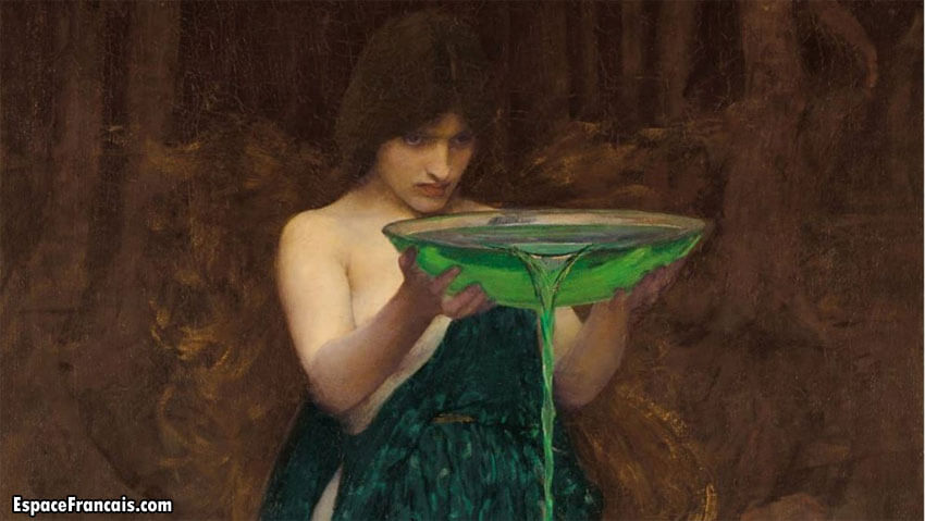 John William Waterhouse, Circe Invidiosa, 1892, huile sur toile, 179 x 85 cm, Art Gallery of South Australia