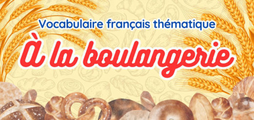 À la boulangerie (vidéo) - Vocabulaire français thématique