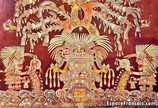 Tlaloc, dieu aztèque de la Pluie