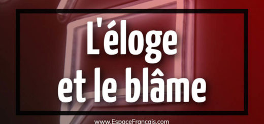 L'éloge et le blâme