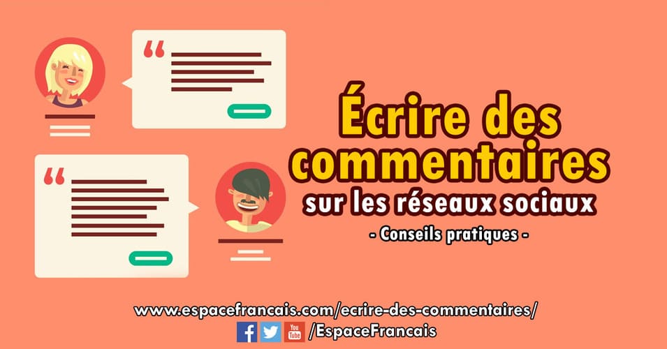 Écrire des commentaires en ligne – EspaceFrancais.com