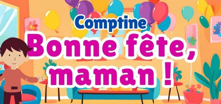 Comptine : Bonne fête, maman !