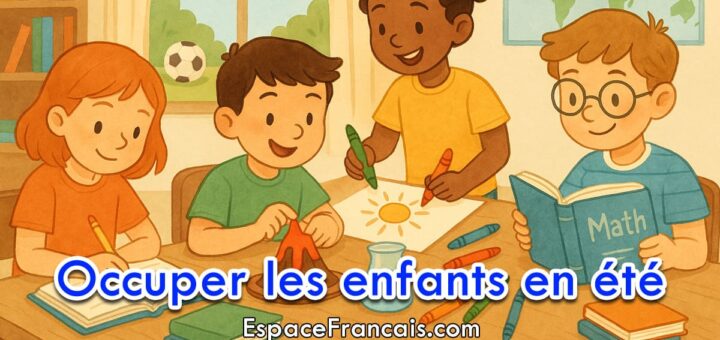 Occuper les enfants pendant les longues vacances d'été