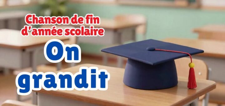 On grandit - Chanson de fin d'année scolaire