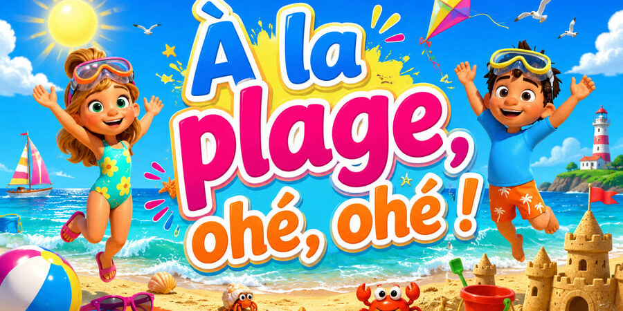 Chanson : À la plage, ohé, ohé ! - Chanson d'été pour enfants
