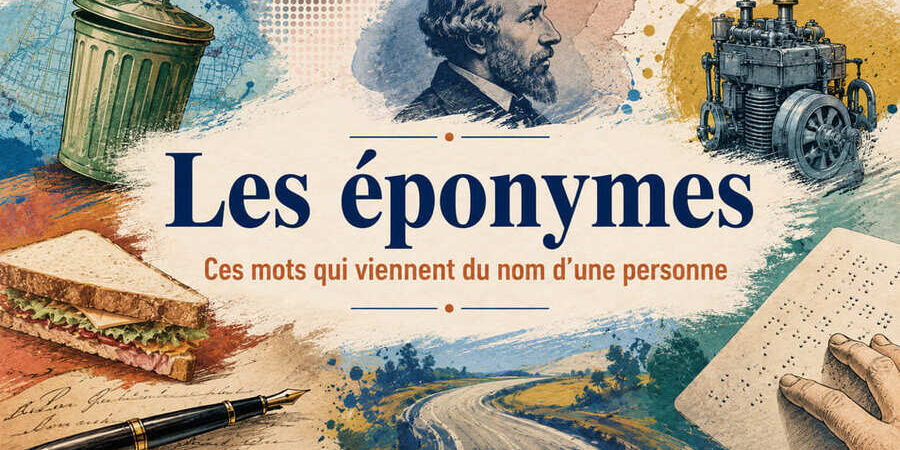 Les éponymes : ces mots qui viennent du nom d'une personne