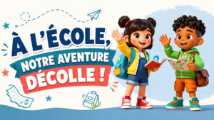 Chanson de l'école et de la rentrée scolaire : À l'école, notre aventure décolle !