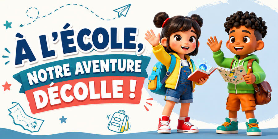 Chanson de l'école et de la rentrée scolaire : À l'école, notre aventure décolle !
