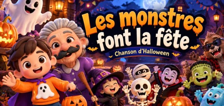 Chanson d'Halloween - Les monstres font la fête