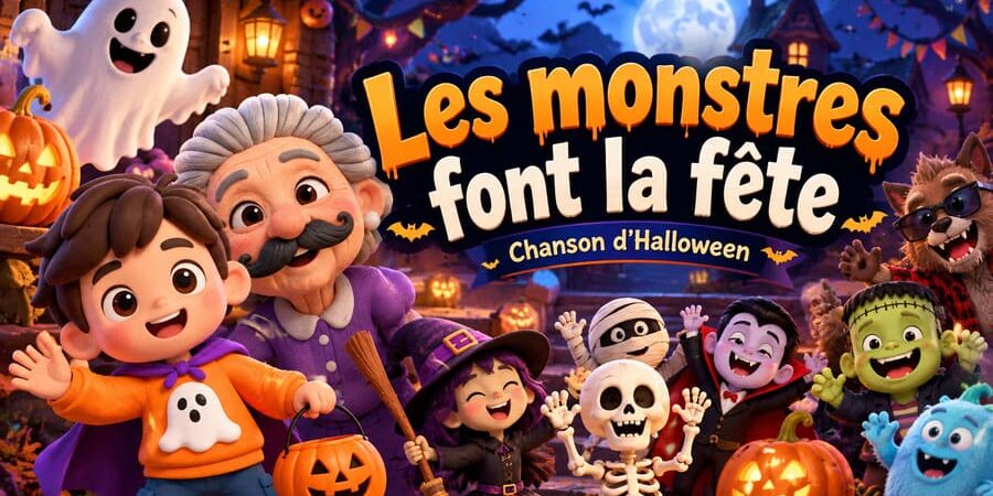 Chanson d'Halloween - Les monstres font la fête