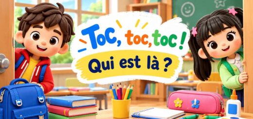 Cover - Toc, toc, toc ! Qui est là ? - Comptine pour enfants sur les fournitures scolaires